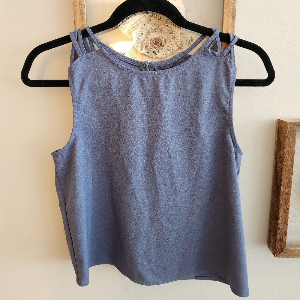 Abercombie and fitch blue top